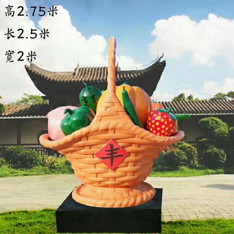 艺术果篮雕塑选定,拉丝工艺,水果果篮雕塑预定 艺术果篮雕塑选定,拉丝工艺,水果果篮雕塑预定
