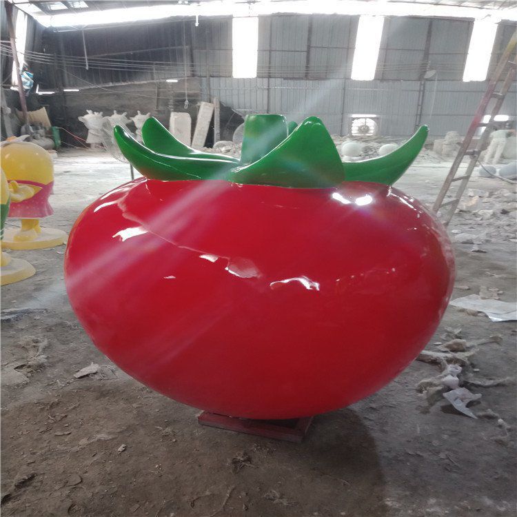 商业街番茄雕塑 售楼处雕塑 蔬菜摆件 商业街番茄雕塑 售楼处雕塑 蔬菜摆件