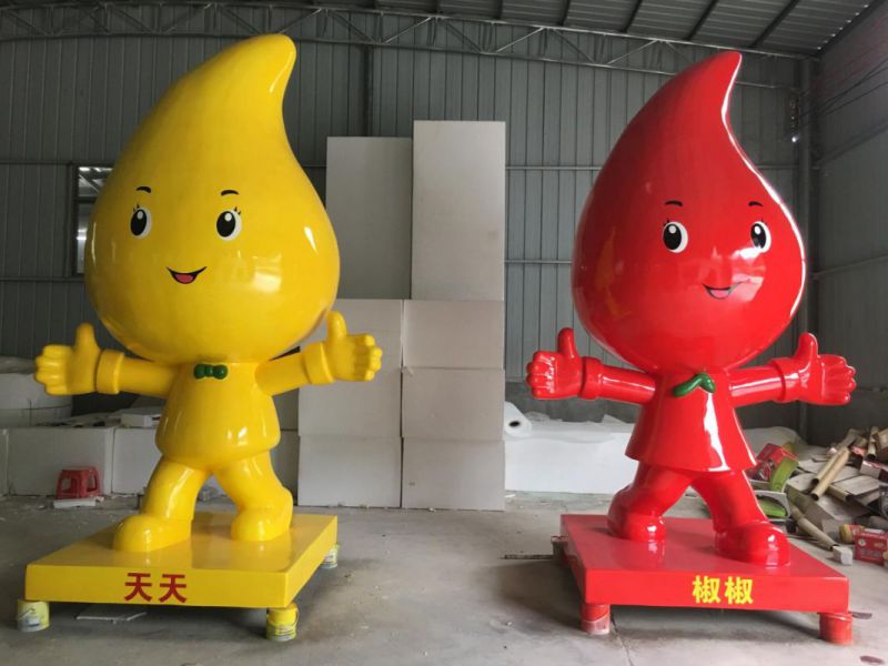 公园辣椒雕塑 酒店门口雕塑 彩绘摆件 公园辣椒雕塑 酒店门口雕塑 彩绘摆件