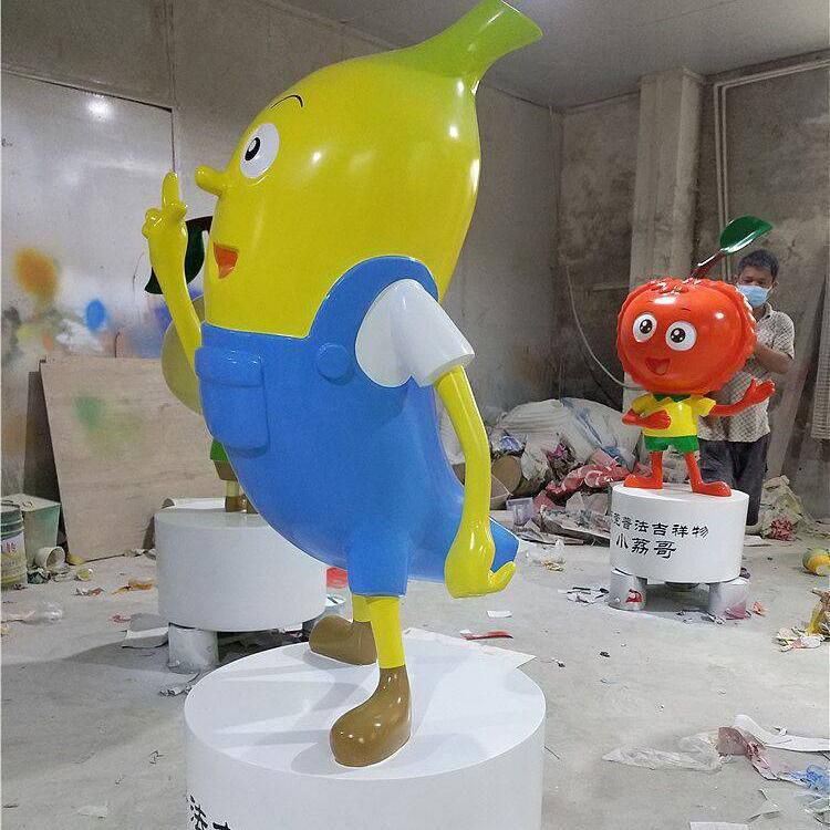 广场香蕉雕塑 公园仿真雕塑 抽象摆件 广场香蕉雕塑 公园仿真雕塑 抽象摆件