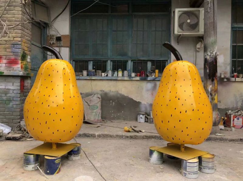 鸭梨雕塑,仿真水果雕塑,玻璃钢景观鸭梨雕塑厂家 鸭梨雕塑,仿真水果雕塑,玻璃钢景观鸭梨雕塑厂家