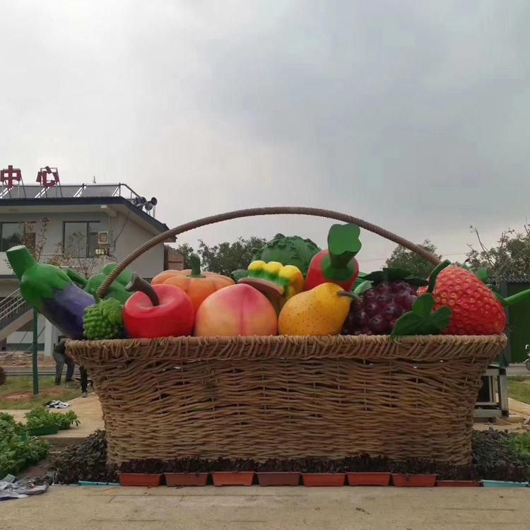 酒店果篮雕塑定价,景观雕塑,蔬菜果篮雕塑摆件 酒店果篮雕塑定价,景观雕塑,蔬菜果篮雕塑摆件