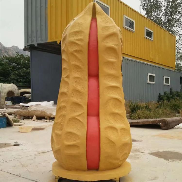 花生雕塑摆件供需,彩钢制作,大型花生雕塑展品 花生雕塑摆件供需,彩钢制作,大型花生雕塑展品