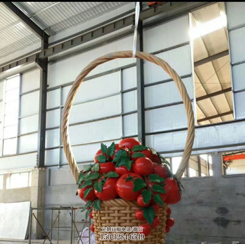 果篮雕塑定做,城区小品,景观草莓果篮雕塑定价 果篮雕塑定做,城区小品,景观草莓果篮雕塑定价