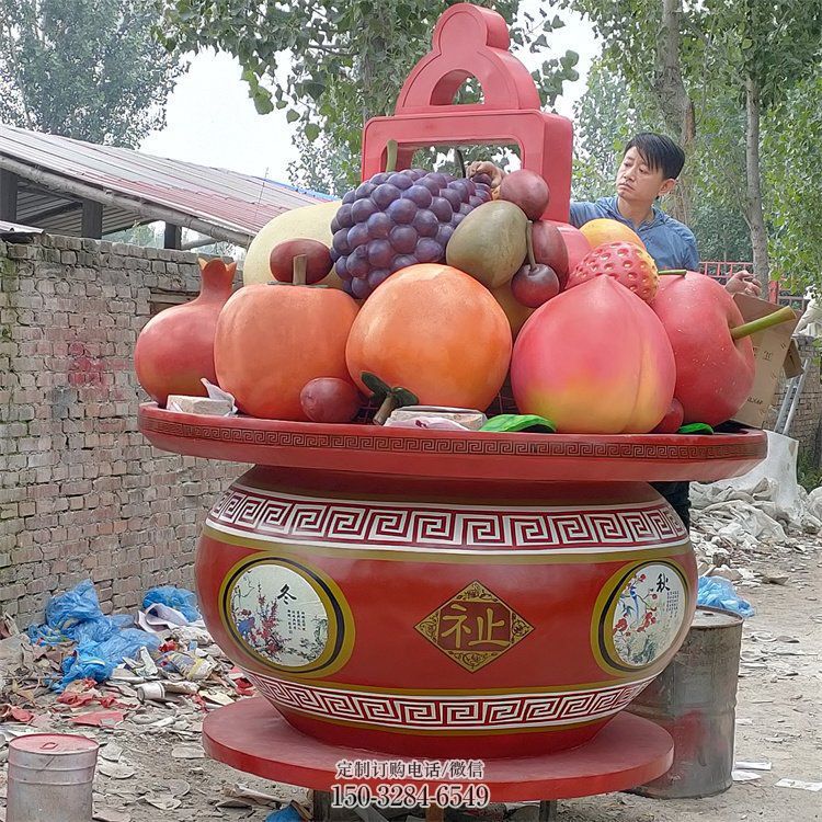 景观果篮雕塑摆件优选,陆地摆件,玻璃钢果篮雕塑供应 景观果篮雕塑摆件优选,陆地摆件,玻璃钢果篮雕塑供应